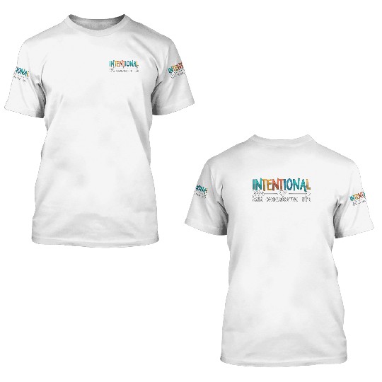 IEP Intentional Data Communication Autism Teacher 3D T Shirts