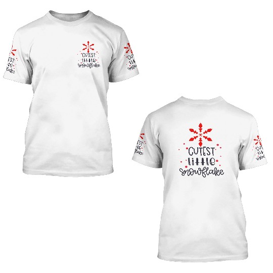 Cutest Snowflake Winter Snow 3D T Shirts