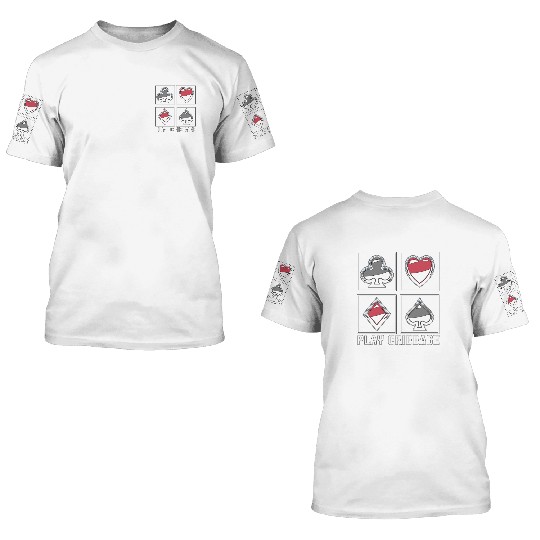 Play Cribbage Playing Cards Loves Crib Board Game 3D T Shirts