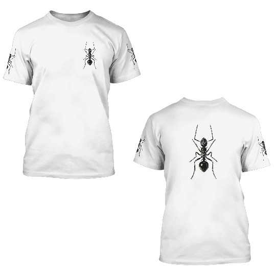 Black Ant 3D T Shirts