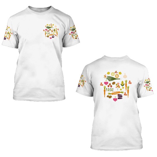 Vegetable Herb Garden 3D T Shirts
