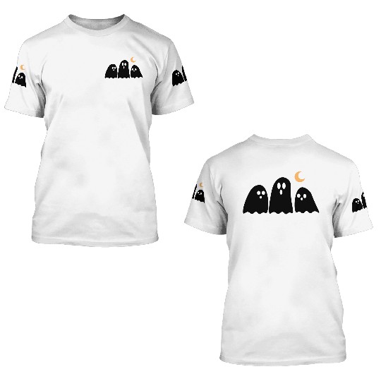 halloween 3 black 3D T Shirts