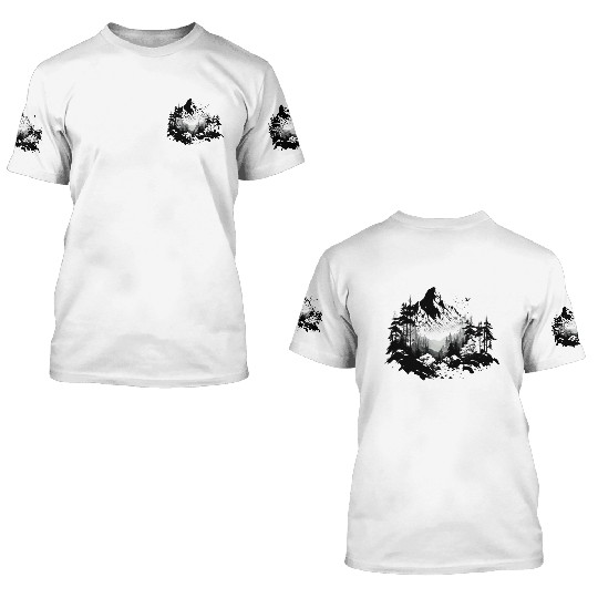 nice hidden place 3D T Shirts