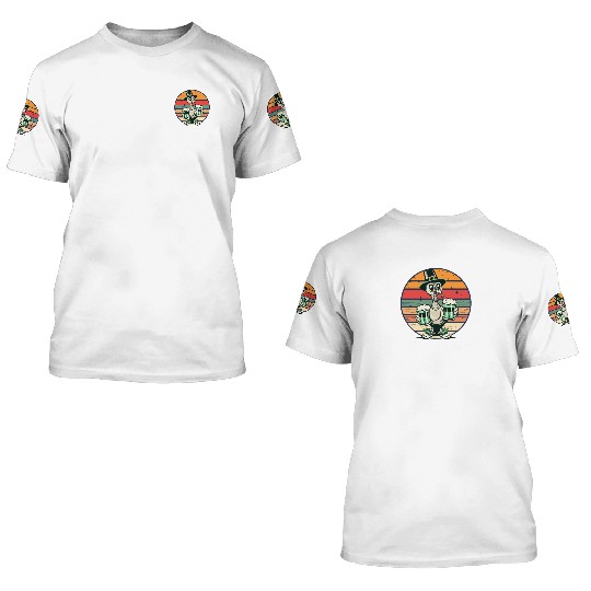 Time To Get Basted - For Thanksgiving St Patricks 3D T Shirts