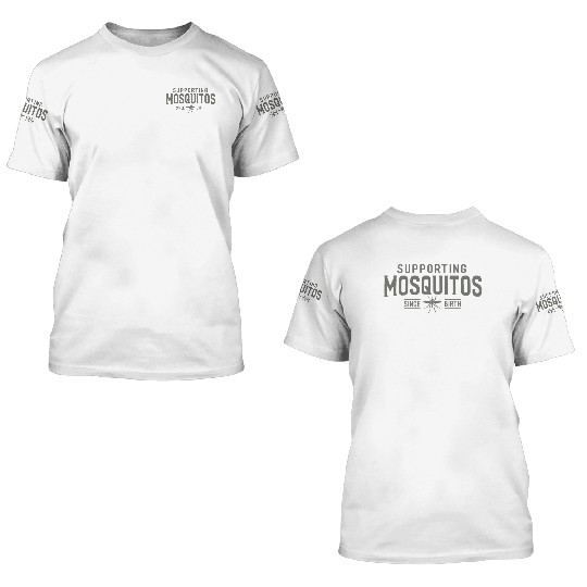 Supporting Mosquitos Camping Lover Campfire 3D T Shirts
