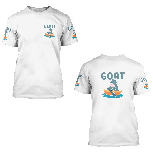 Goat Puns Goat Farmer 3D T Shirts