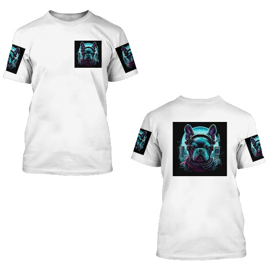 Fantasy Frenchie Bull Dog 3D T Shirts