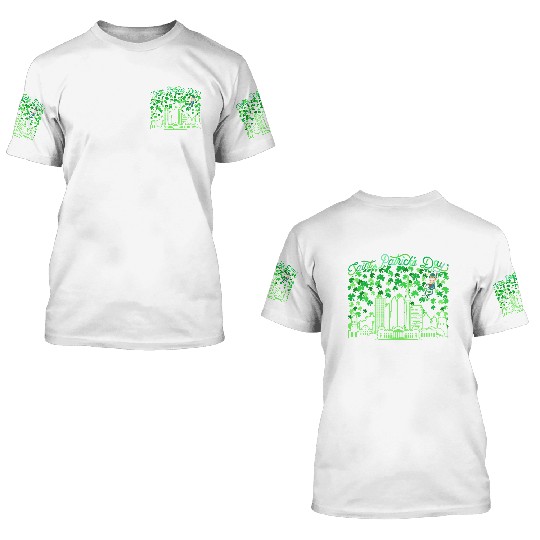 Saint Patrick's Day Berlin Germany 3D T Shirts