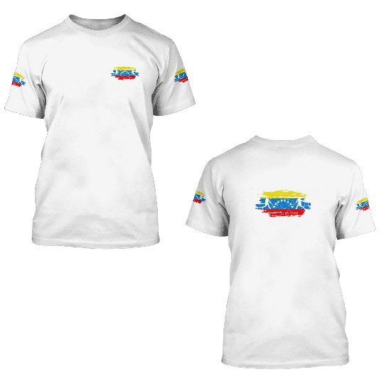 Venezuela Baseball Team Championship 3D T Shirts