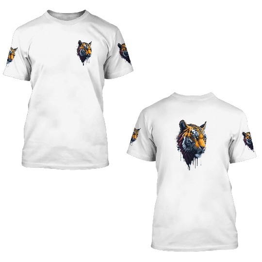 Tiger | Wild Animal 3D T Shirts