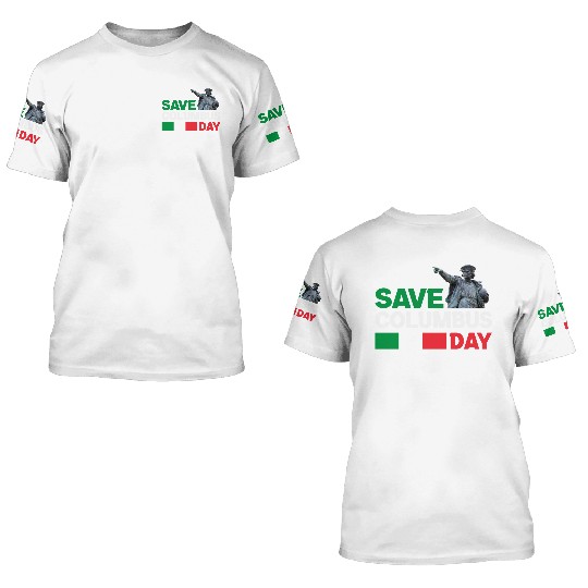 Christopher Columbus Day Italian Pride , Save Colu 3D T Shirts