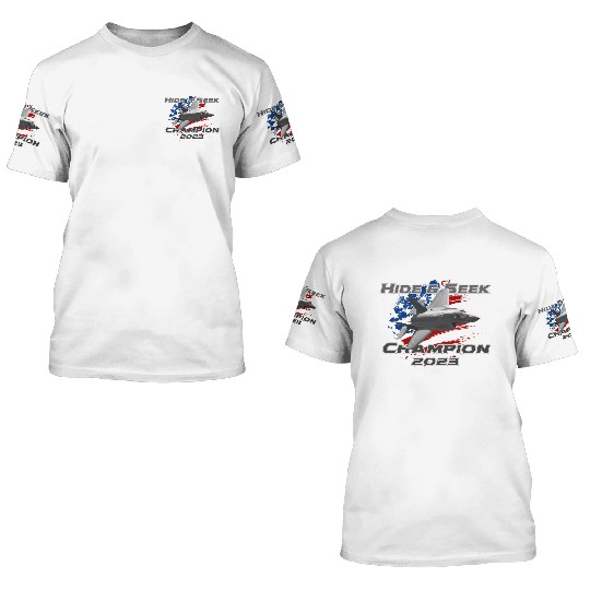 F-35 Hide and Seek Champion 3D T Shirts