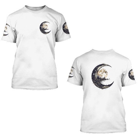 Moon 3D T Shirts
