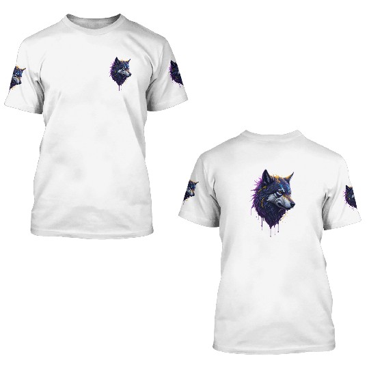 Wolf | Wild Animal 3D T Shirts