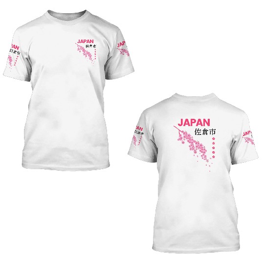 Japan sakura 3D T Shirts