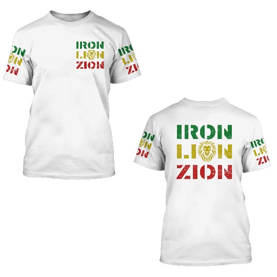 iron lion zion 3D T Shirts