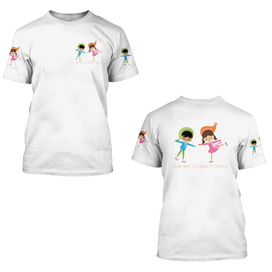 Glide Into The Magic Of Winter 3D T Shirts
