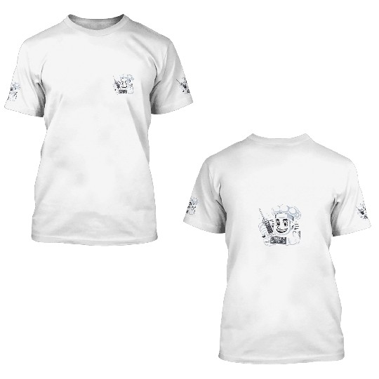Radiantly Funny Amateur Ham Radio Operator Chef 3D T Shirts