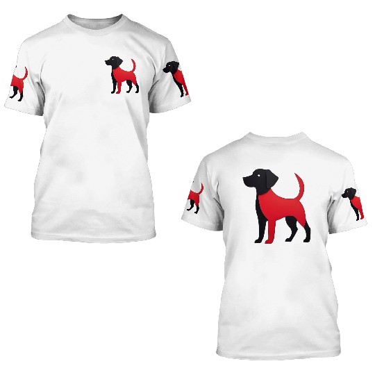 Red Dog 4 3D T Shirts