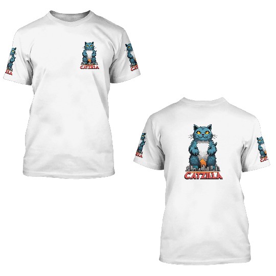 Catzilla 3D T Shirts