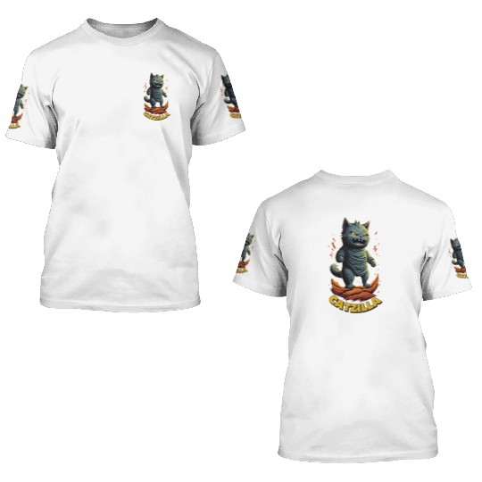 Catzilla 3D T Shirts