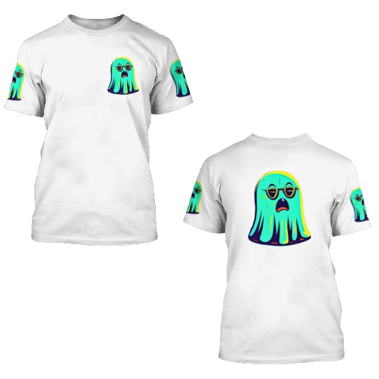 Weird ghost N3 3D T Shirts
