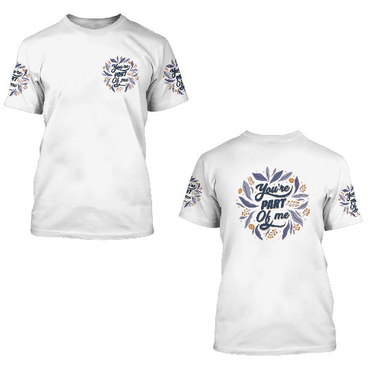 Hopeful Hearts Embrace 3D T Shirts