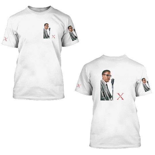 Malcolm X 3D T Shirts