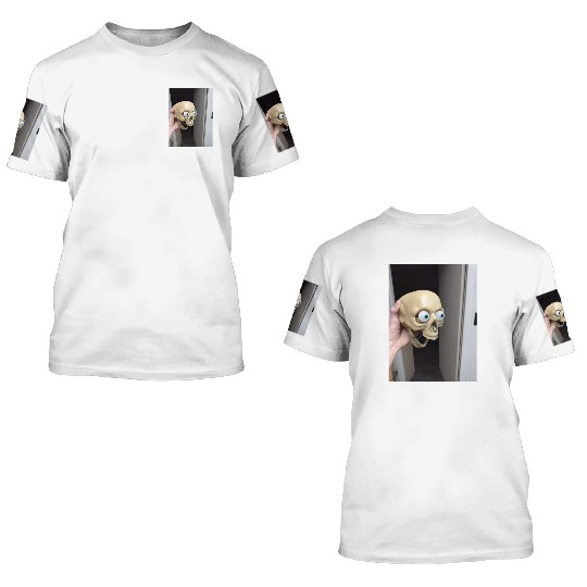 Surprised skull 3D T Shirts