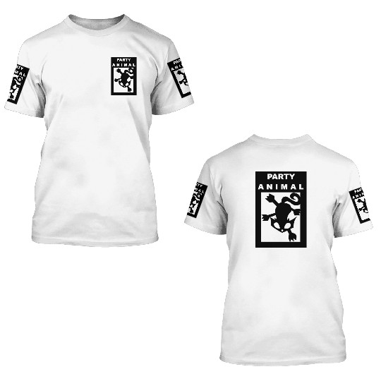 PARTY ANiMAL 2 3D T Shirts
