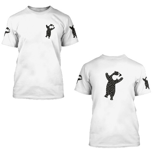Polar Bear Strength and Grace 3D T Shirts