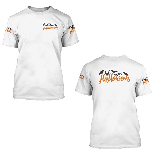 Spooky Scary Night with the Halloween 3D T Shirts
