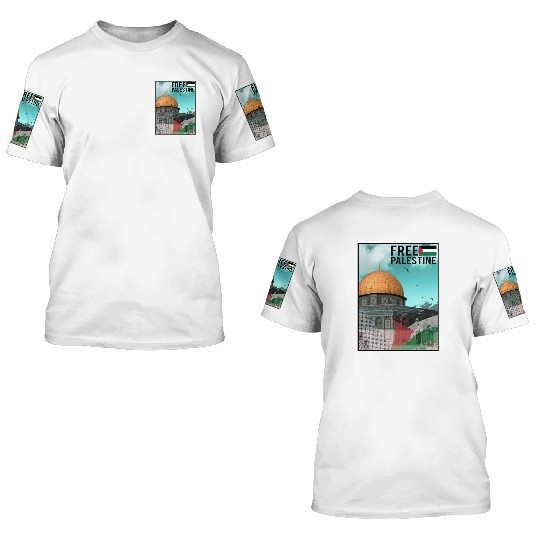 free palestine 3D T Shirts