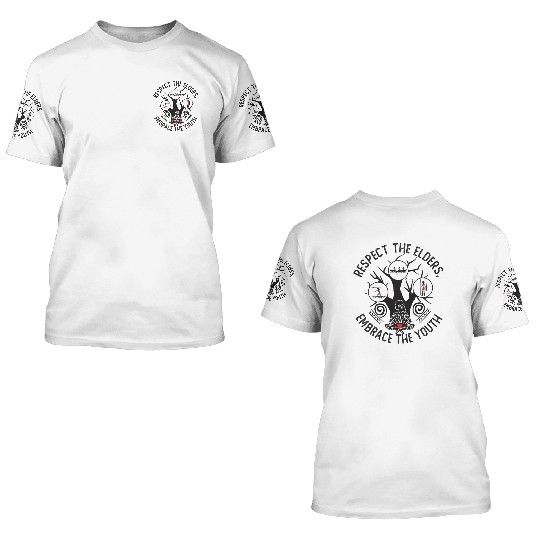 Respect Elders, Embrace Youth 3D T Shirts