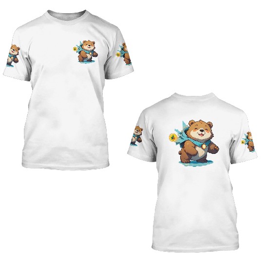 Bear Cubs: Cute Overload! 3D T Shirts