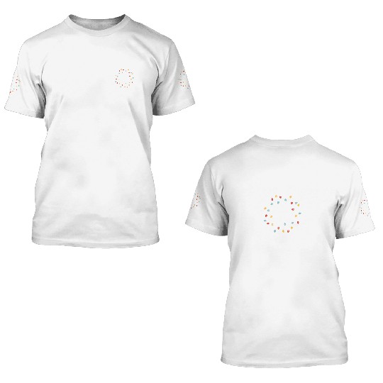 Holiday Cheer Christmas Light Message 3D T Shirts