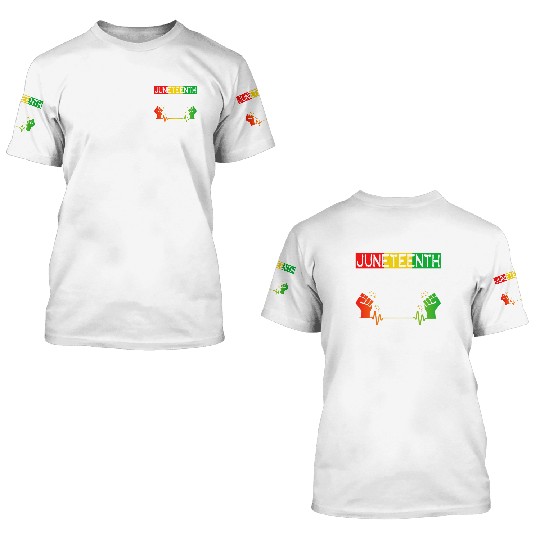 JuneTeenth Breaking Every Chain Since 1865 3D T Shirts