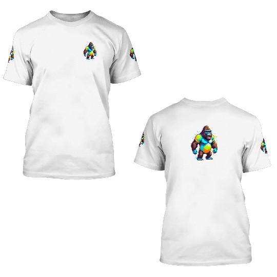 Cartoonish Gorilla 3D T Shirts
