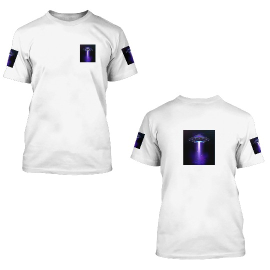 Alien, Aliens, UFO, UAP, Space Unknown Flight 3D T Shirts