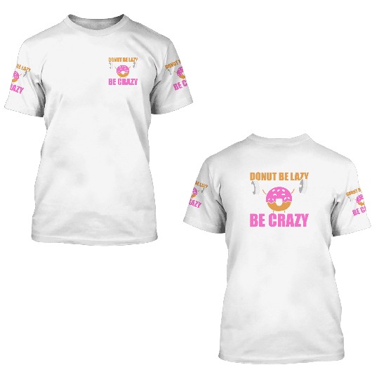 Fitness Donut Donut Gym 3D T Shirts
