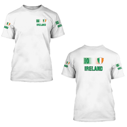 Ireland 3D T Shirts