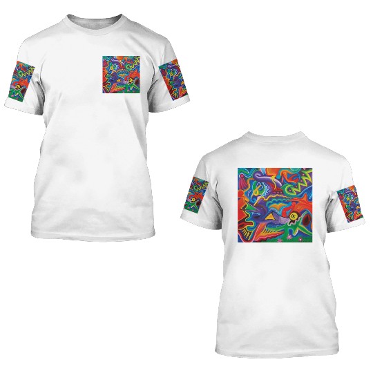 Duck Flower 3D T Shirts