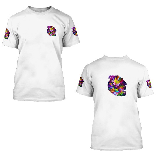 Scaredy Cat 3D T Shirts