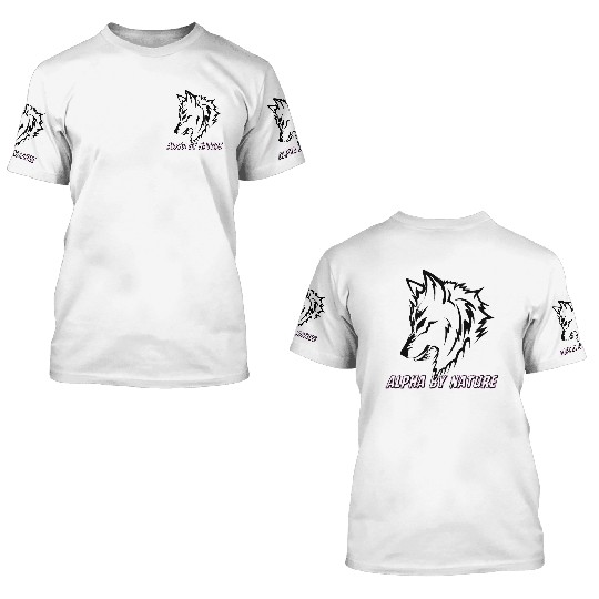 Wolf Design - Alpha By Nature 3D T Shirts