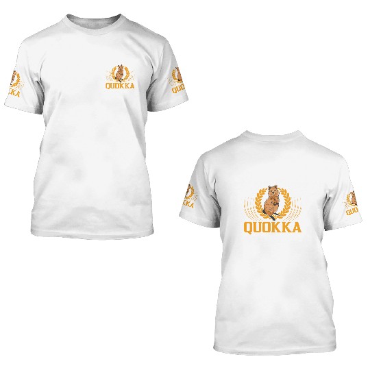 Quokka Gift Short-tailed Kangaroo 3D T Shirts