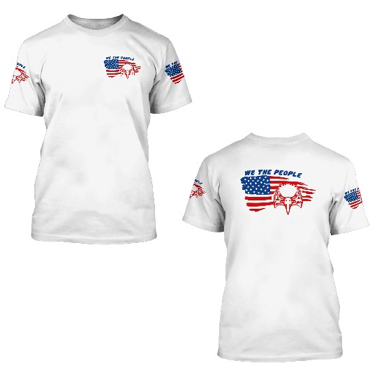 American Flag Eagle 3D T Shirts