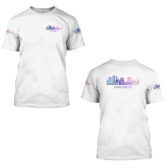 San Diego 3D T Shirts