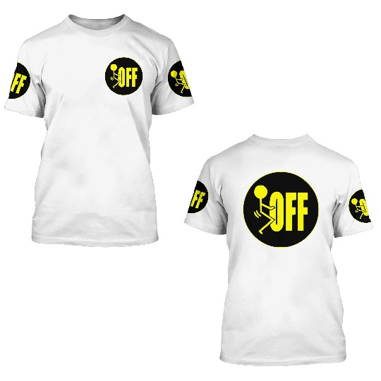 F Off ©WhiteTigerLLC.Com LIKE US ON FACEBOOK 3D T Shirts