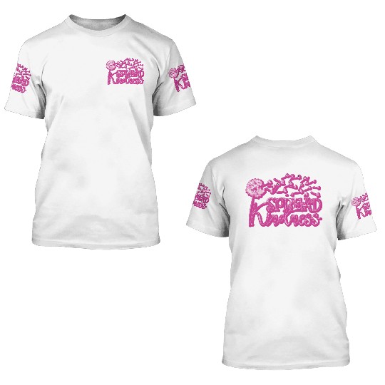 spread kindness like snowflakes 3D T Shirts