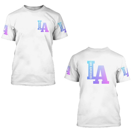 Los Angeles California LA Gift 3D T Shirts